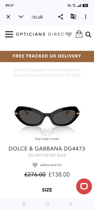 Ochelari Dolce Gabbana dama