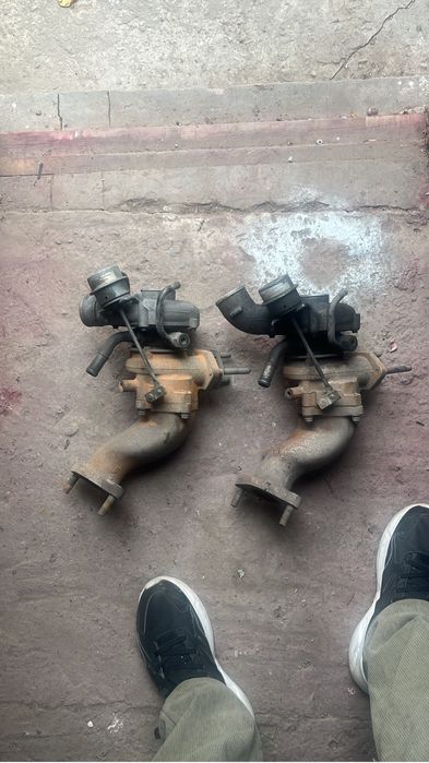 Турбина на двигатель d4cb. Starex/Sorento 2,5 crdi