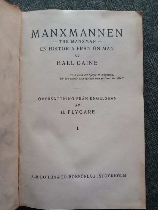 Cărți vechi în  suedeză