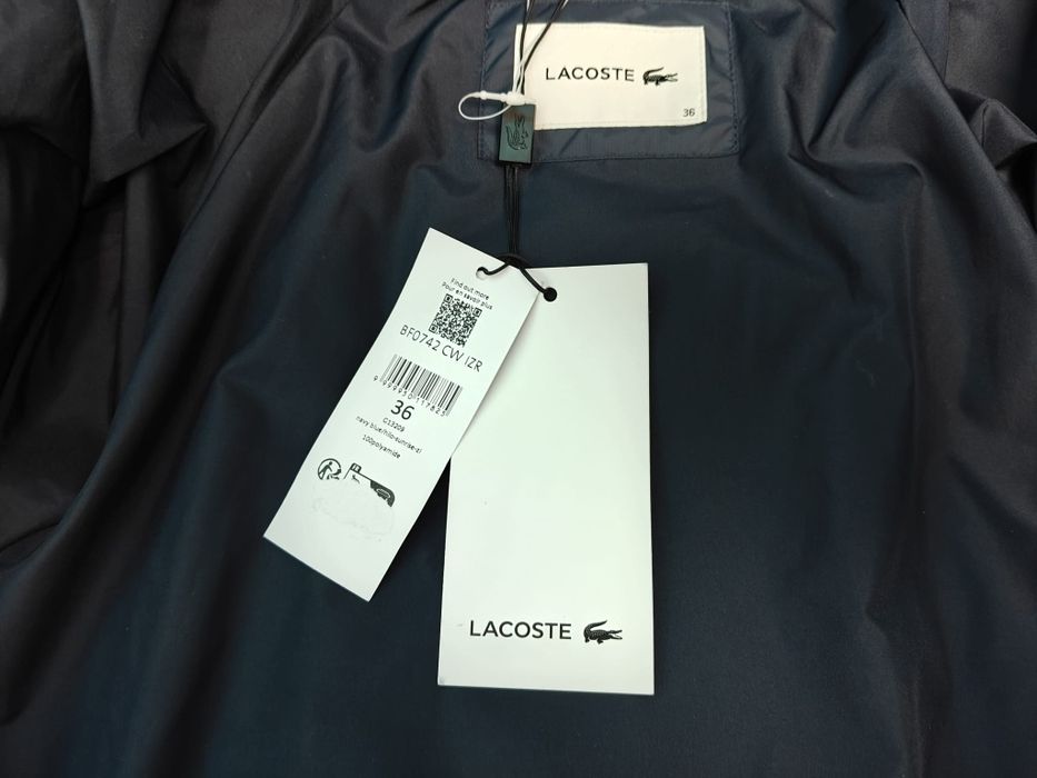Geaca Lacoste  Oversized Removable Hood Puffer Jacket