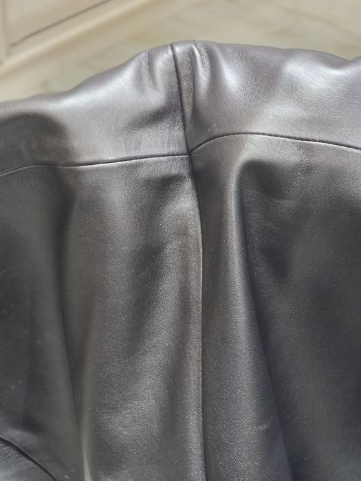 Кожаная Юбка ,цвет Бронзовое золото р 38