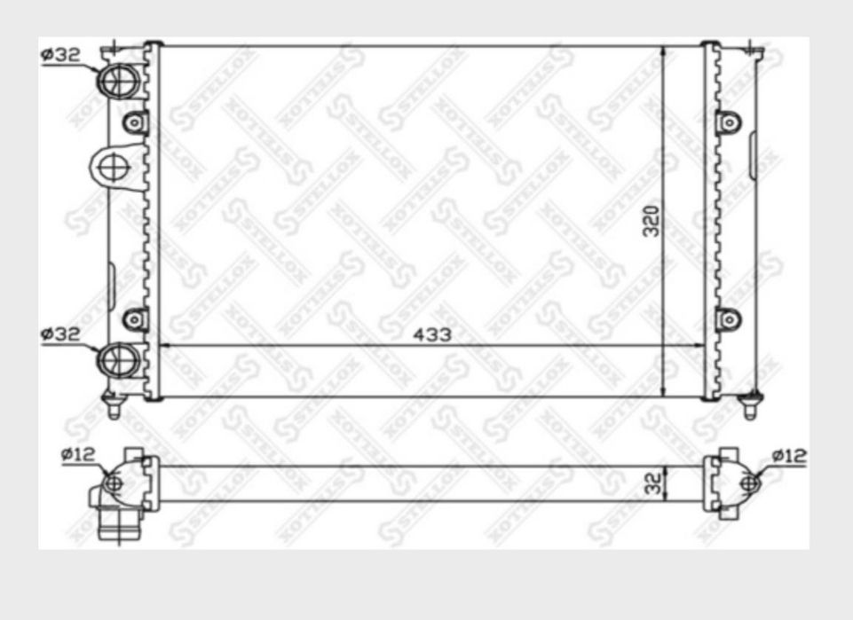 Радиатор фольксваген