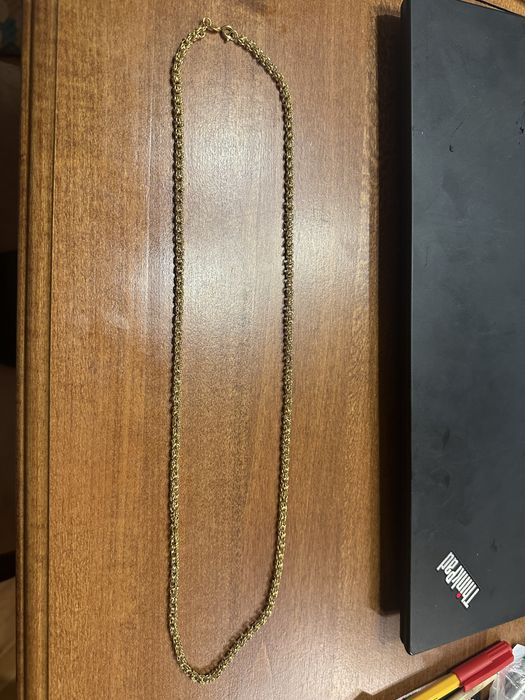 Златен синджир ланец гердан колие накит злато 18 карата гривна италиан