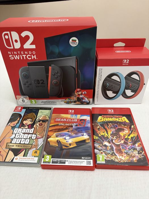 Nintendo switch 2 + 7 игри