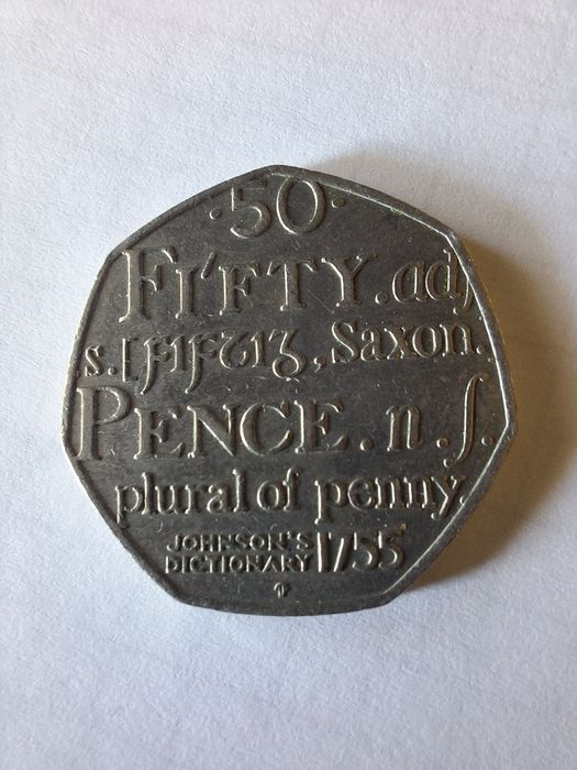 Moneda 50 Pence 2005