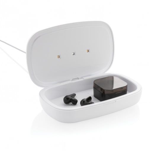Cutie sterilizatoare UV-C cu încărcător wireless de 5W