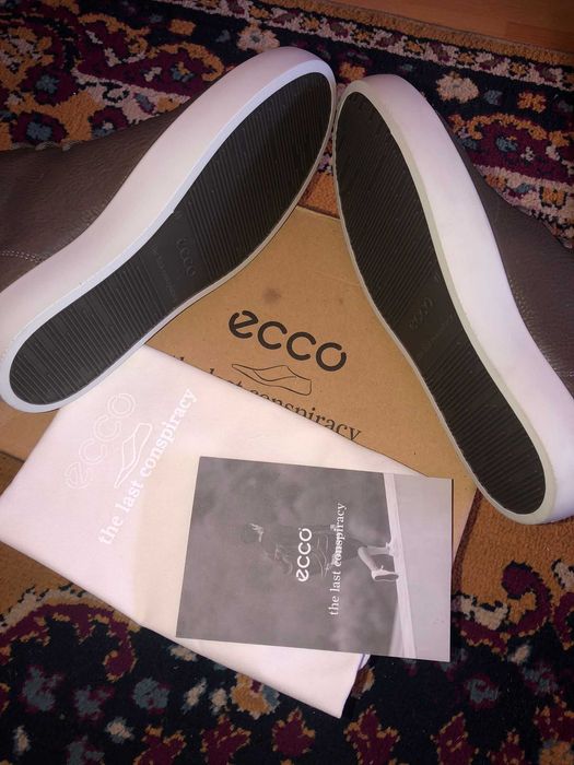 Vand sneakers Ecco, piele Maro, Mărimea 41, unisex, set complet