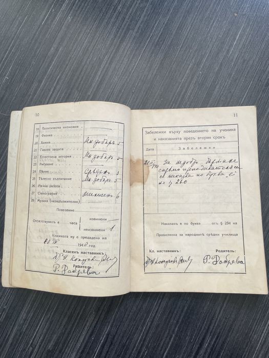 Бележник от 1939/1940 г.