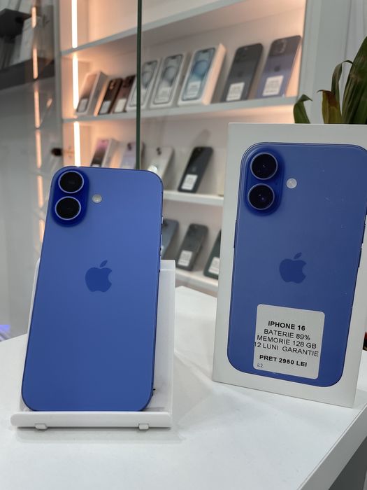 MAGAZIN: vindem iPhone 16, 128gb, GARANTIE