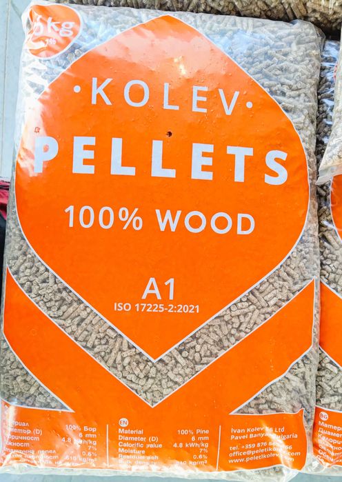 Пелети от бял бор