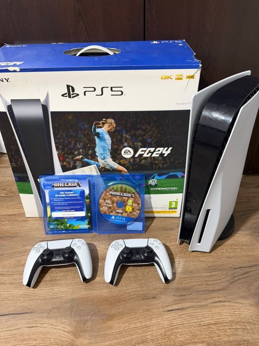 Playstation 5 disk 825gb2 manete un joc la cutie