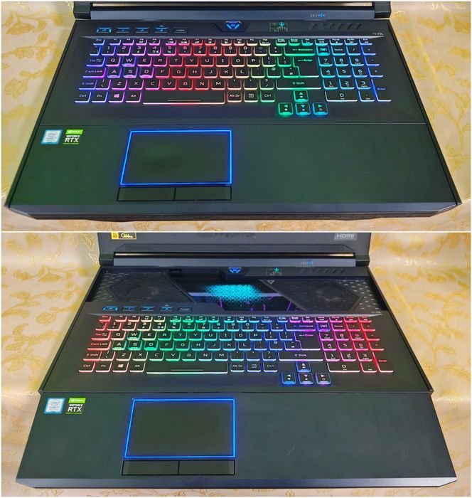 RTX 2080 8GB 190W/Intel Core i7-9750H/17.3 G-SYNC 144Hz IPS/16GB RAM/512GB SSD NVMe+1TB HDD/ Acer Predator Helios 700 геймърски лаптоп gaming laptop
