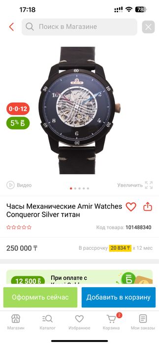 Часы Nomad Amir Watches