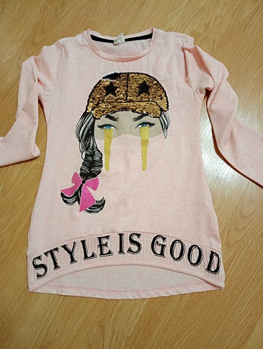 Дрехи/ блузки/ долнище момиче р-р 128 / 134