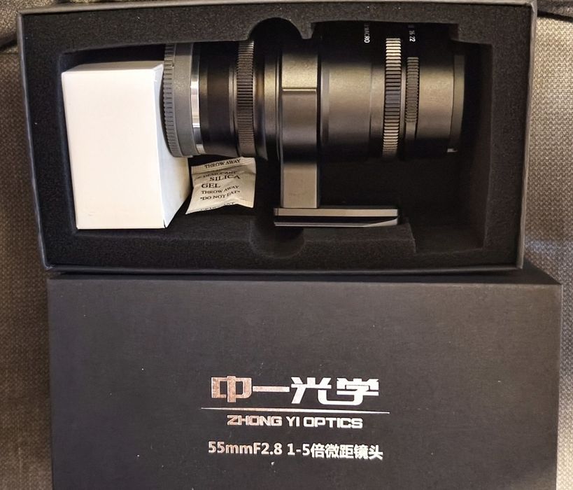 Obiectiv macro 1x-5x Mitakon 55 2.8 Sony FE