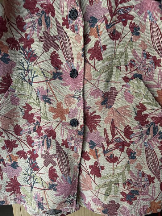 Жакардово манто на цветя