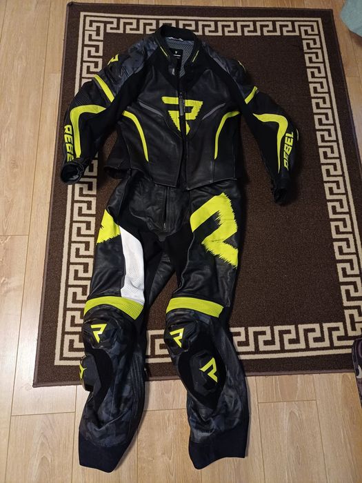 Costum moto motocicletă 2 bucati Rebelhorn Rebel