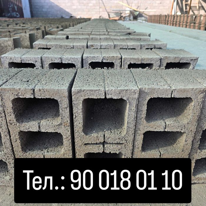 Шлакоблок облицовочный 39*19