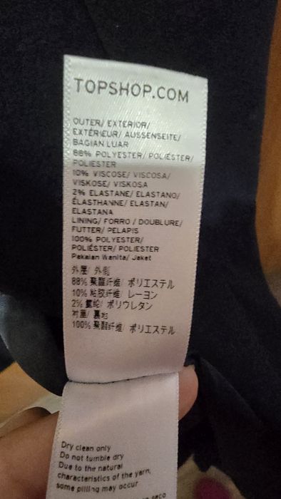 Тъмно син елек Topshop