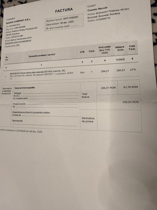 Ghete dama piele naturala