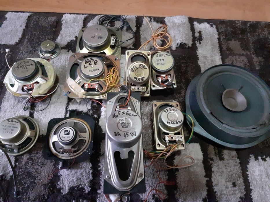 Difuzoare 4 buc.8 omi,5w;6 omi,3w;4omi,3w,8omi,3w