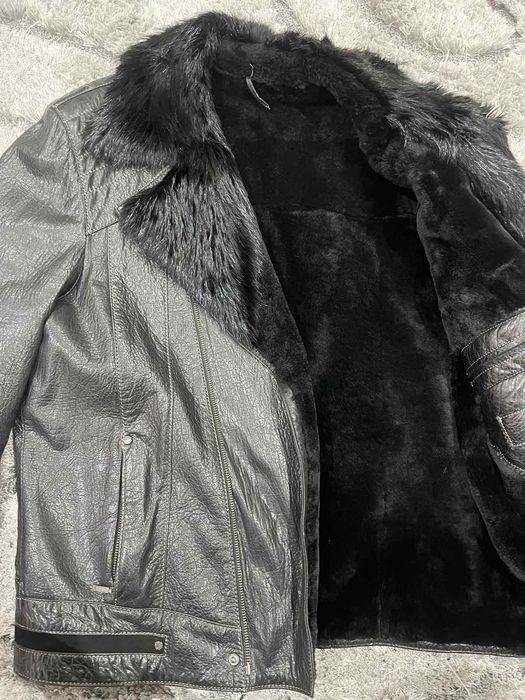 Мъжко яке естествена кожа L размер