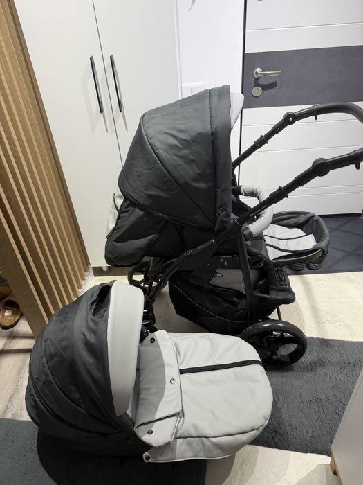 Carucior krausman 2 in 1 grey