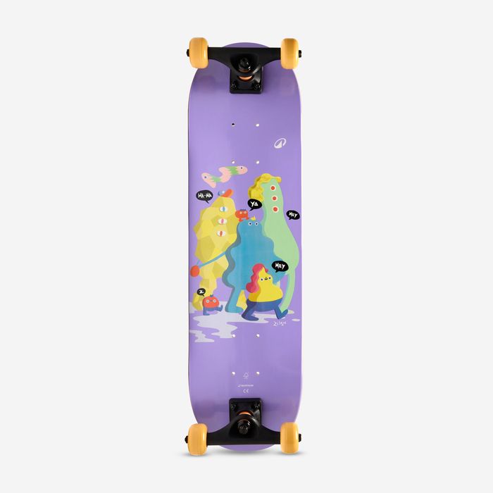 Skateboard Play 120 Friends Copii 3-7 ani - produs resigilat Decathlon