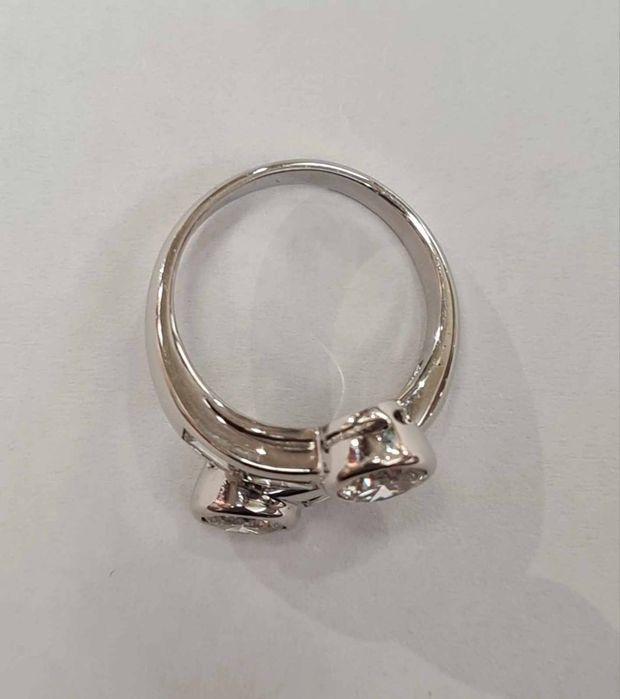 Inel din aur alb 18K cu diamante naturale, 1.89 ct.,IAU253