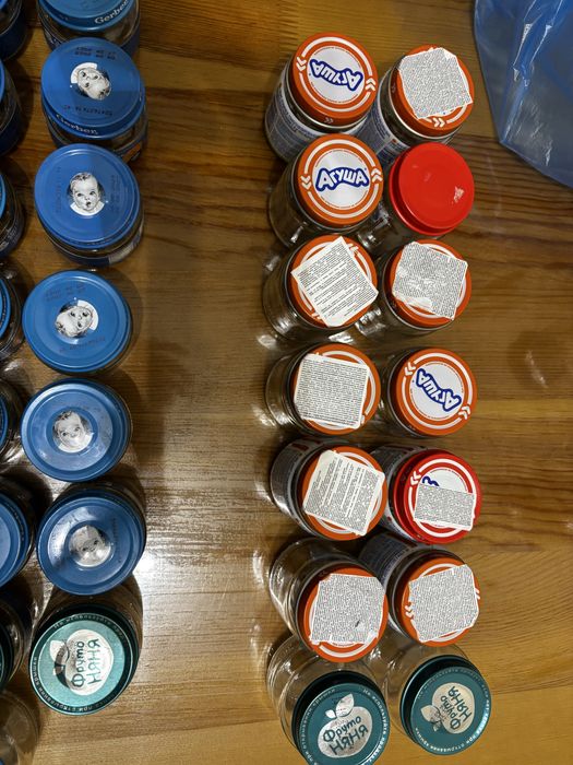 Банки из под пюре