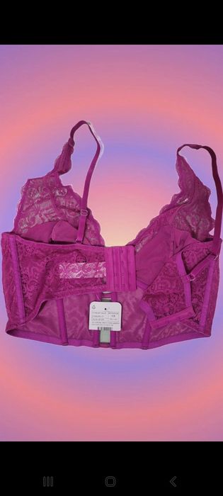 corset din dantela fucsia LC Waikiki