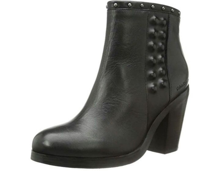 Дамски боти Calvin Klein Jeans естествена кожа 39н