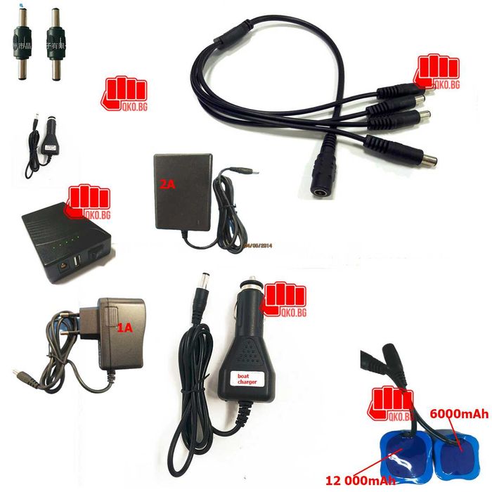 Всякакви части и китове за лодки за захранка