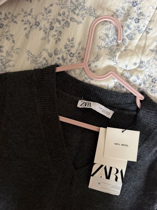 Шерстяное платье ZARA новое