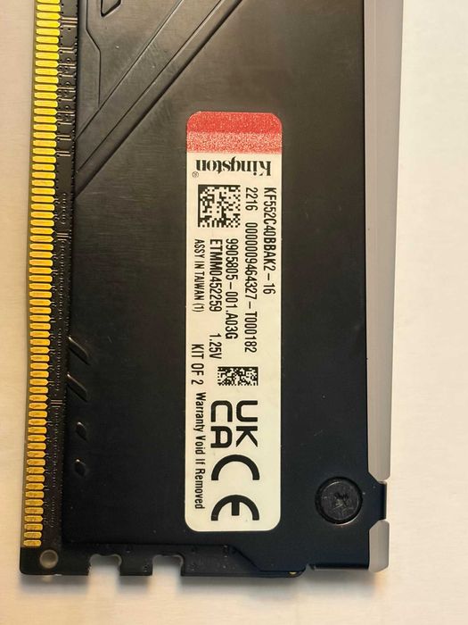 Memorie Desktop 8GB RAM DDR5 Kingston FURY Beast RGB