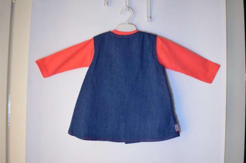 Нова Рокля сукманче Деним и блузка - за момиче