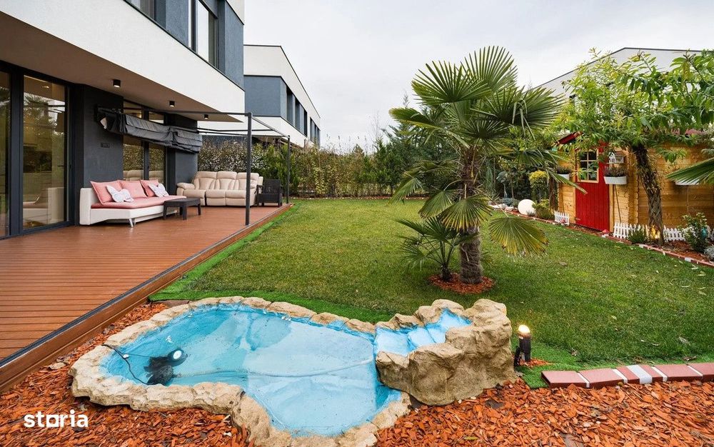 Vila de vanzare la cheie, gradina spectaculoasa I Tunari