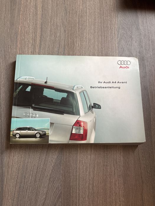 Manual  Audi A4 1,9tdi + alte manuale ale masinii