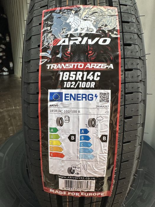 Нови летни бусови гуми ARIVO TRANSITO ARZ6-A 185R14C 102/100R 18514 18514C
