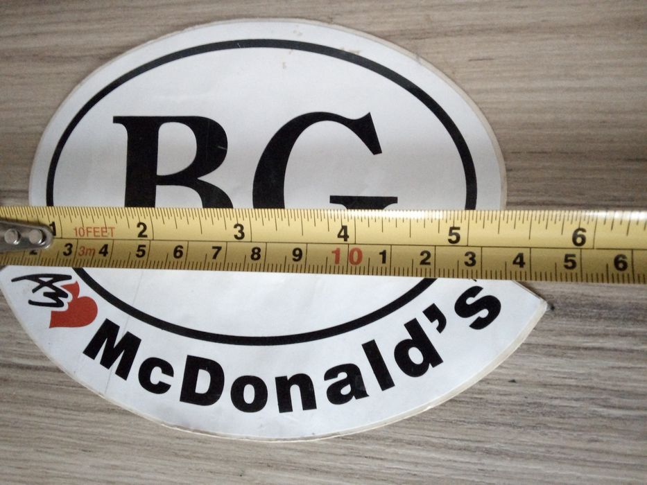 Стар стикер, МcDonald's, Лепенка