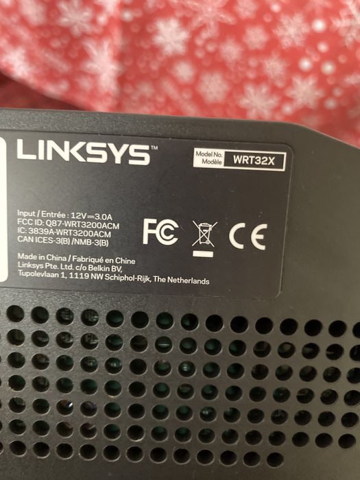 LINKSYS WRT32X, AC3200 Dual-Band Wi-Fi Gaming Router with Killer Prior