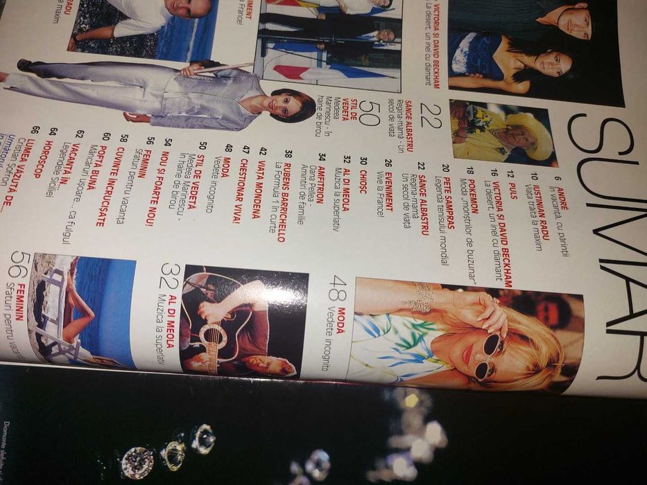Revista Viva cu trupa Andre Andreea balan  andreea antonescu 2000