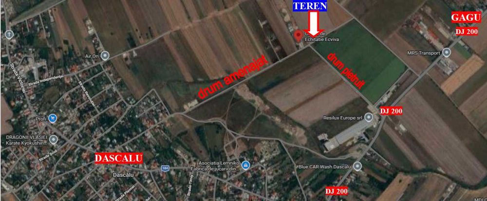 Teren Dascalu, 10.000 mp