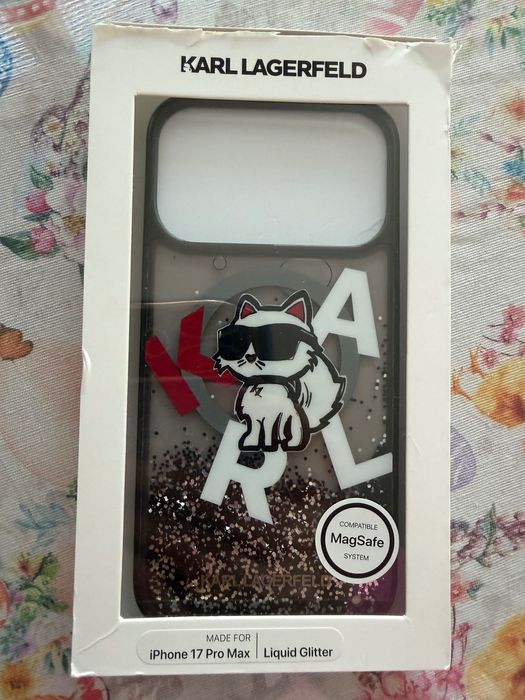 Калъф за Iphone 17 pro max Karl Lagerfeld Case Glitter