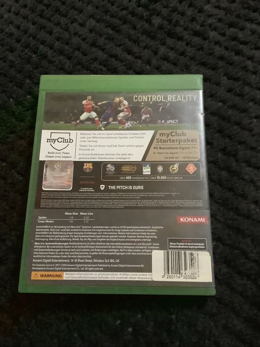 Xbox one pes 2017