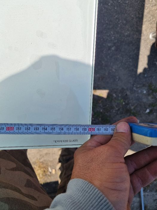 Masa terasa living inox geam 1,60x90