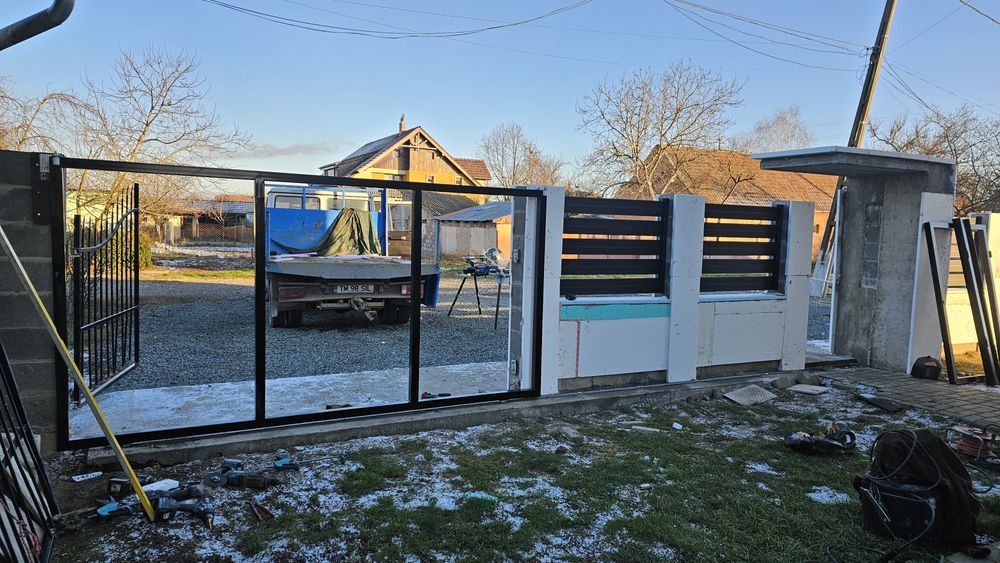 Garduri și porți metalice | Lemn & WPC | Execuție la comandă