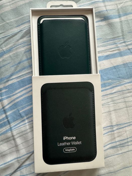 Apple wallet Original de piele cu animatie si Cutie originala