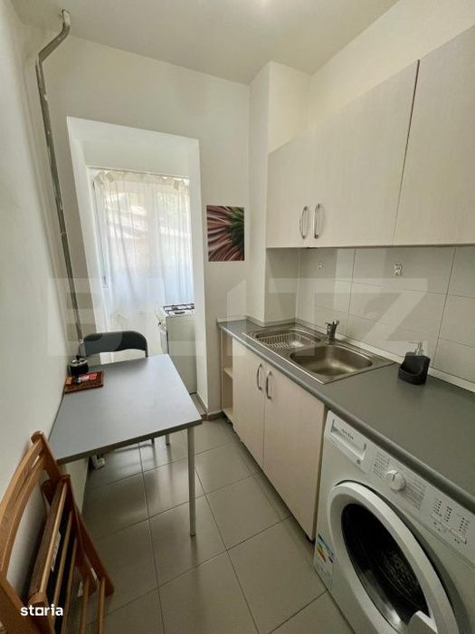Garsoniera, 27 mp, AC, parter, zona Centrala