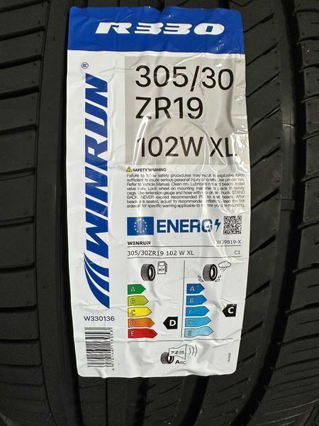 Нови летни гуми WINRUN R330 305/30R19 102W XL НОВ DOT
